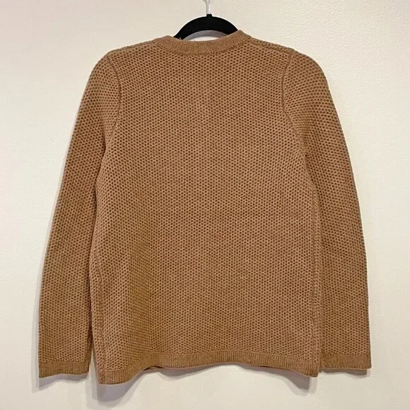 New Boden Wool Blend Textured Cardigan Praline Brown 4, S $165 - Picture 5 of 8